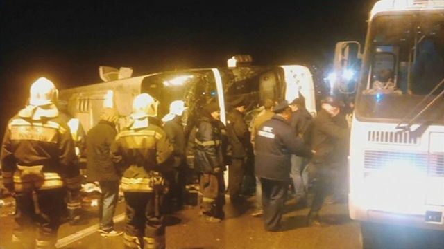 Авария с автобусом Москва-Ереван произошла из-за уснувшего за рулем водителя